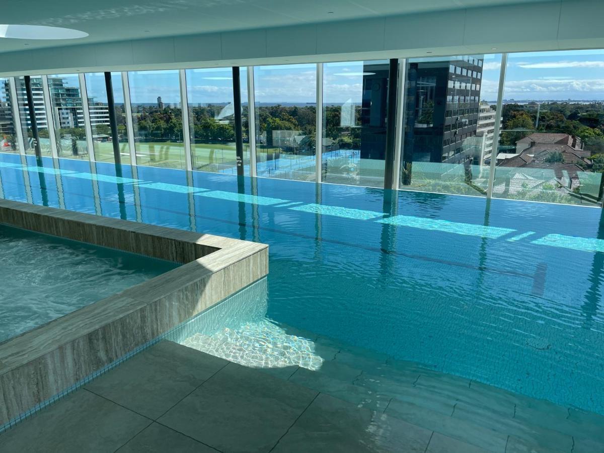 The Fawkner Apartment Bay-View Pool/Gym Free Parking Melbourne Bagian luar foto
